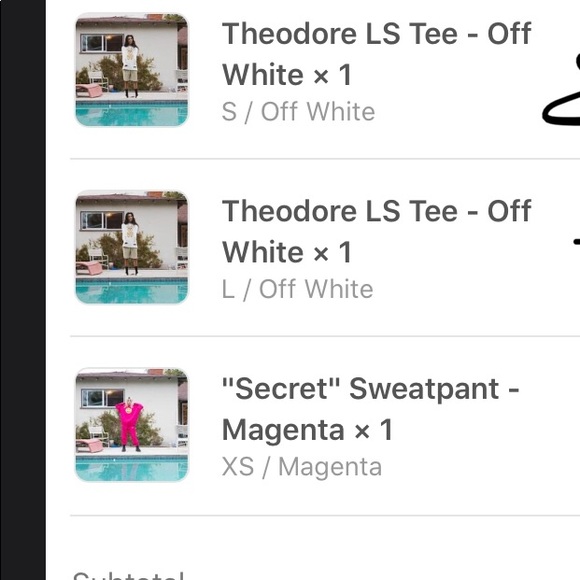 Drew House ‘Secret’ Sweatpant - Magenta - Picture 8 of 9